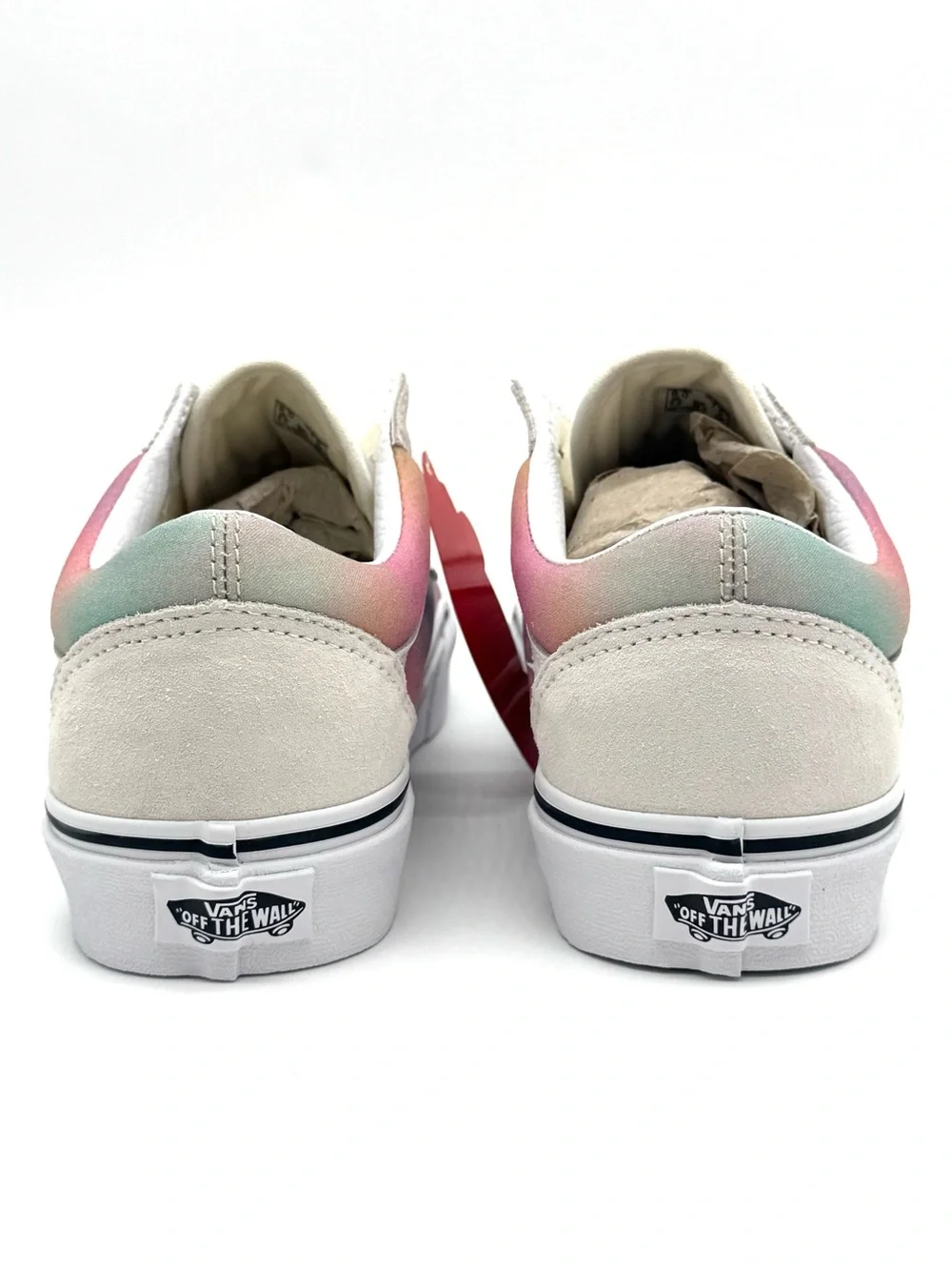 Women’s Old Skool Vans - Cream/Pink/Yellow